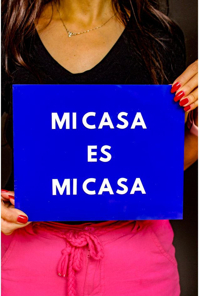 Placa Acrilico Mi Casa Es Mi Casa Mimo Galeria -3-